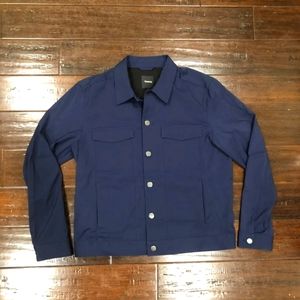 Theory Navy Samson Neoteric Waterproof Jacket Navy Blue Men's Size XL NWT $595
